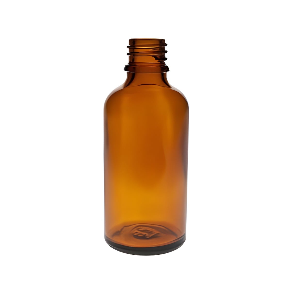50 Ml Brun Glasflaske Din18
