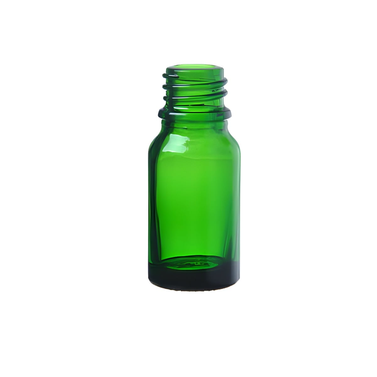 5 Ml Grøn Glasflaske Din18
