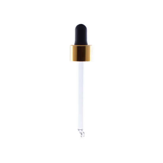 Guld Låg Med Sort Pipette 89 Mm 50 Ml Din 18