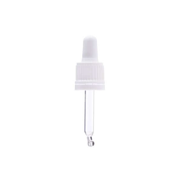 Hvidt Låg Med Hvid Pipette 60 Mm 10 Ml Din 18