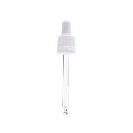Hvidt Låg Med Hvid Pipette 89 Mm 50 Ml Din 18