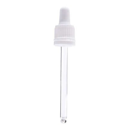 Hvidt Låg Med Hvid Pipette 106 Mm 100 Ml Din 18