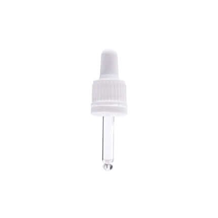 Hvidt Låg Med Hvid Pipette 58 Mm 10 Ml Din 18