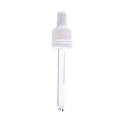 Hvidt Låg Med Hvid Pipette 89 Mm 50 Ml Din 18