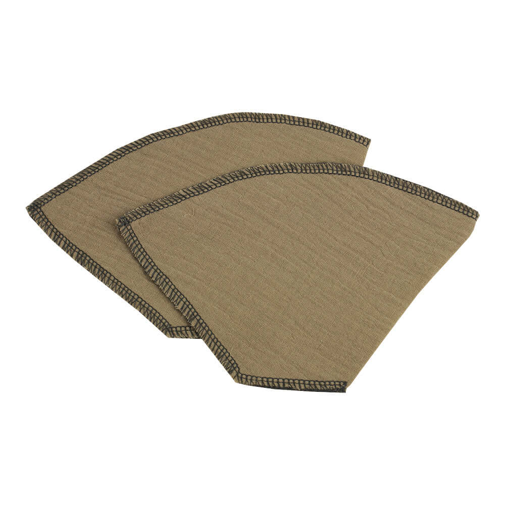Genanvendelige Kaffefiltre 2 Lags økologiske 2 Stk Beige 4