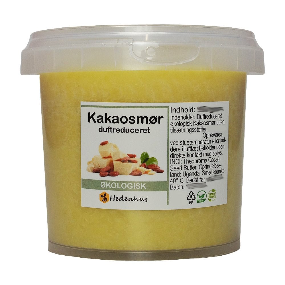 Kakaosmør Duftreduceret økologisk 100 Gram