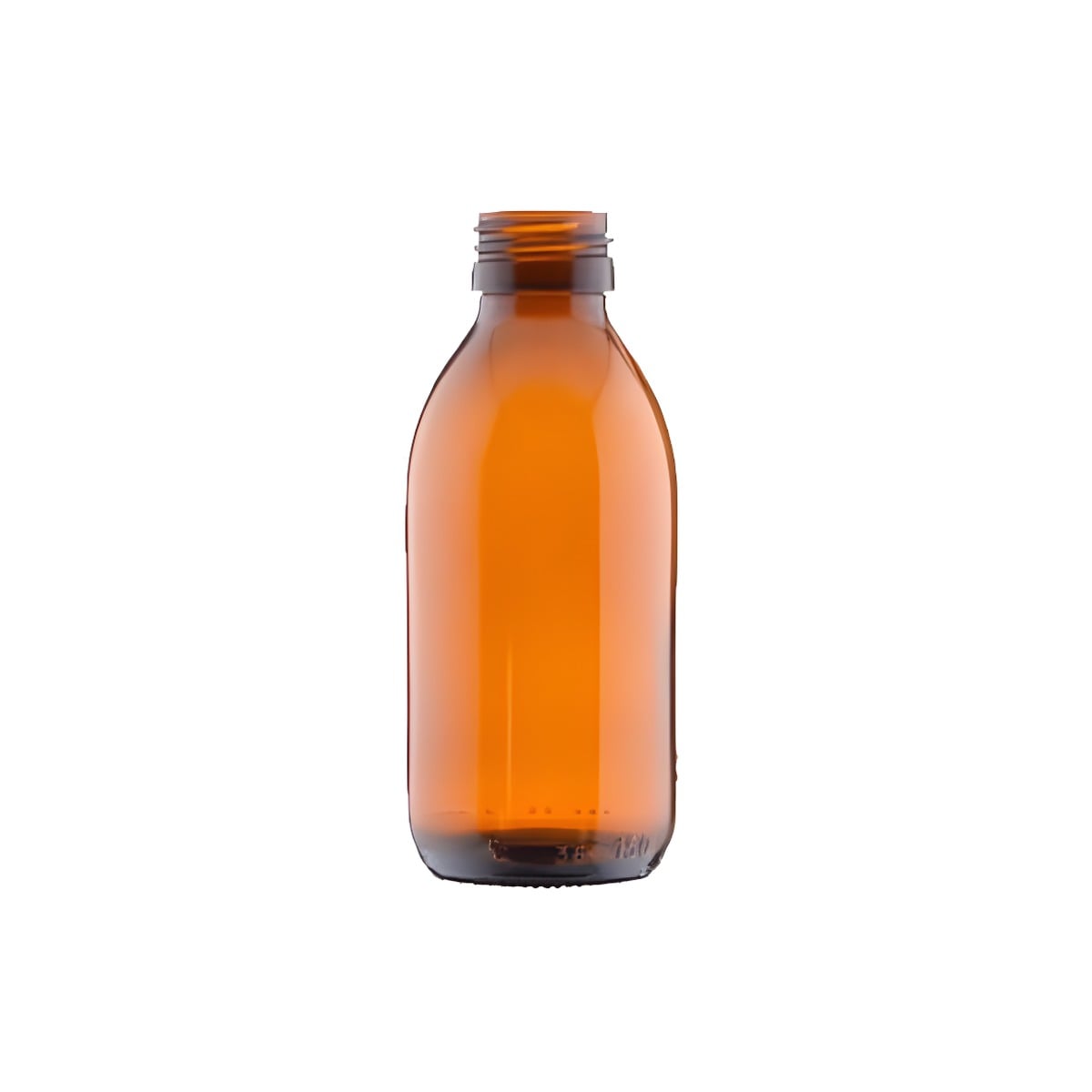 150 Ml Brun Glasflaske 28 410
