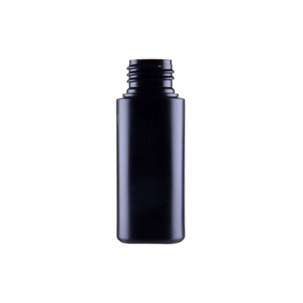 50 ml Mat Sort Eco Plastflaske - Genanvendelig